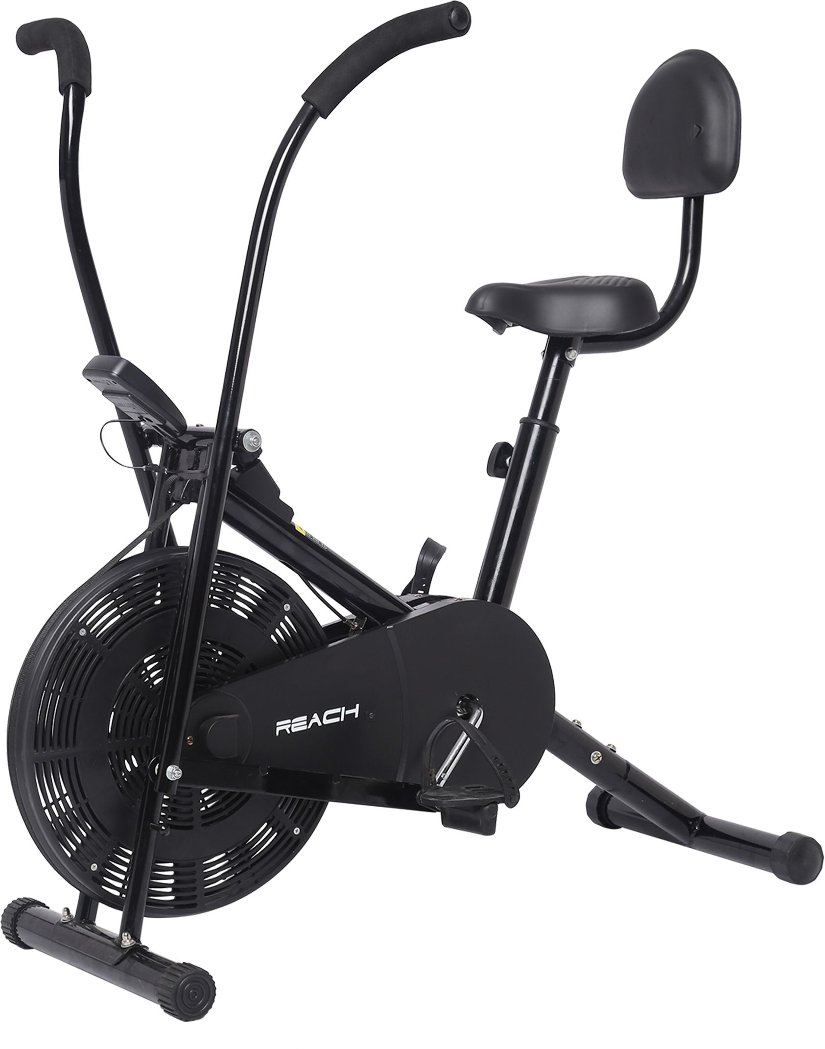 reach AB-110BS Air Bike Stationary Exercise Cycle With Back Support Seat & Moving handle Upright Stationary Exercise Bike-picture-10