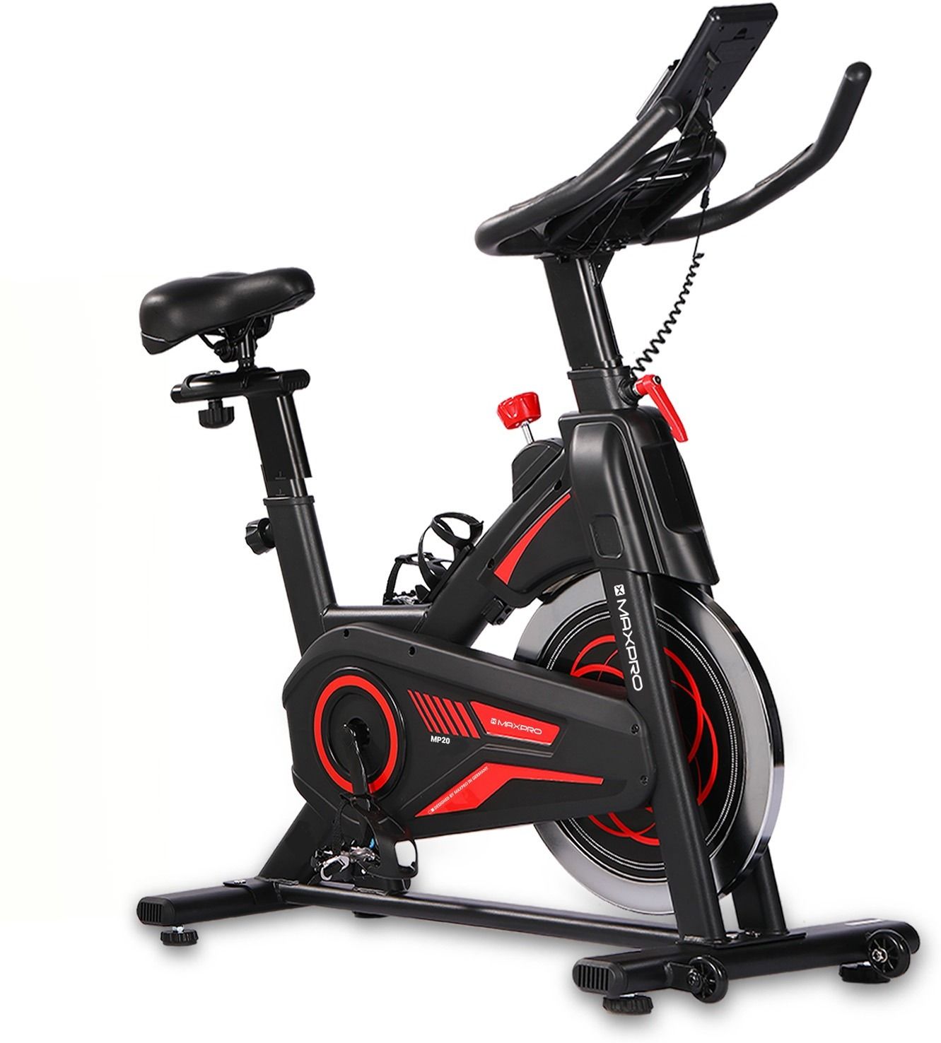 maxpro MP20 Spin Bike Adjustable Resistance 120 kg Max.User Weight Bike for HomeWorkout Indoor Cycles Exercise Bike-picture-18