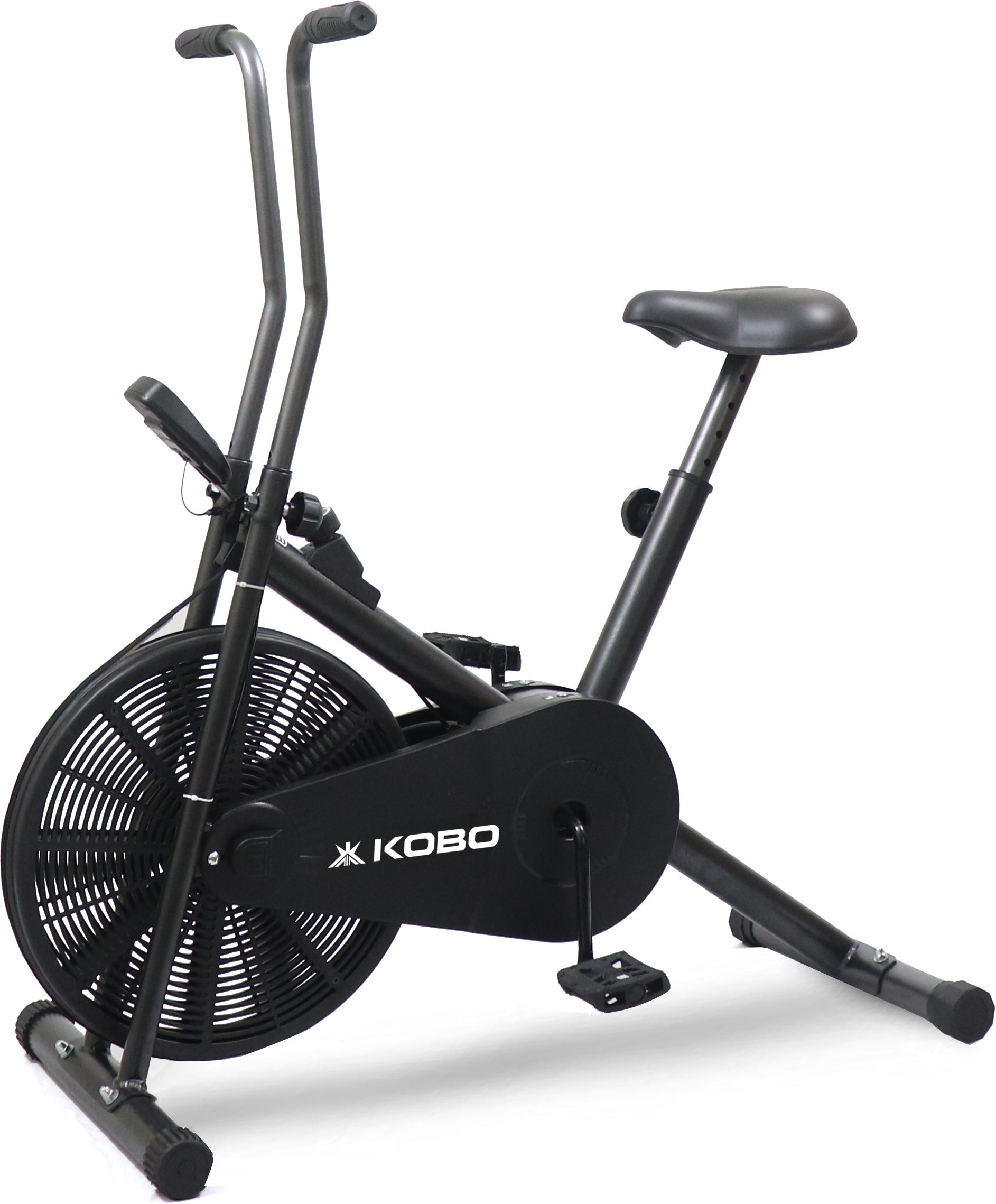 kobo Air Bike Exercise Cycle For Home 120 Kg User Weight | Exercise Bike For Home Gym Dual-Action Stationary Exercise Bike-picture-26