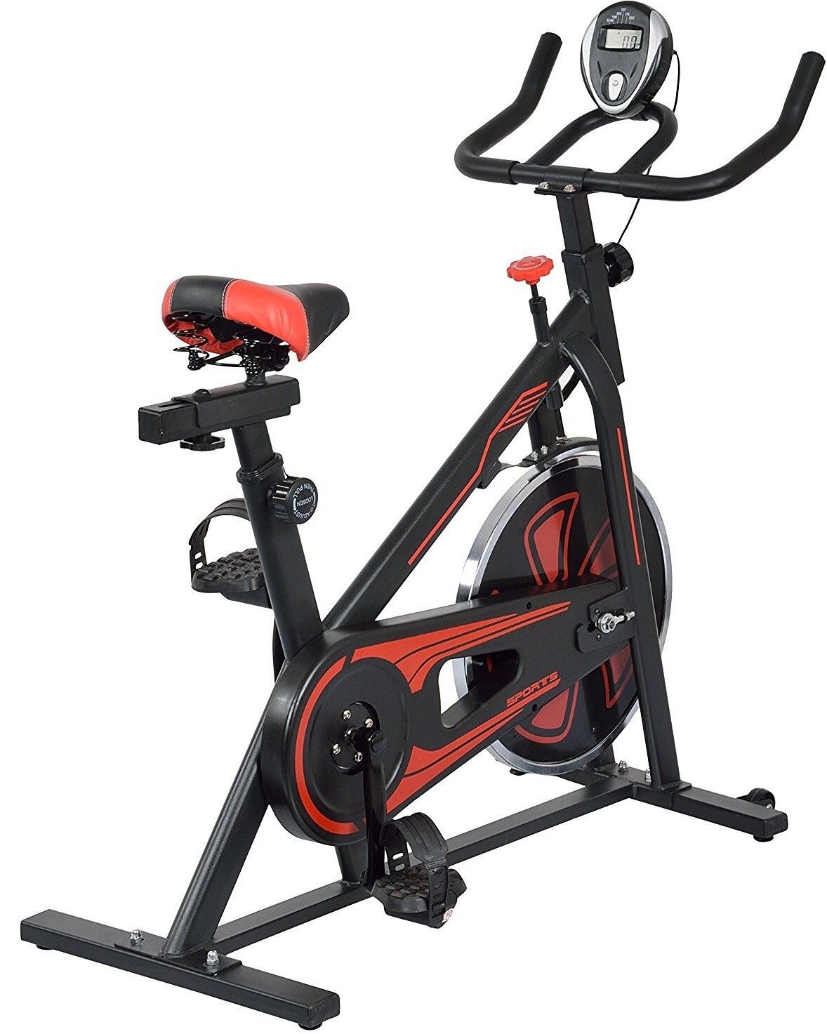 Indoor Cycle Trainer Fitness Spin Bike-12 kgs Flywheel Spinner Exercise Bike-image-47