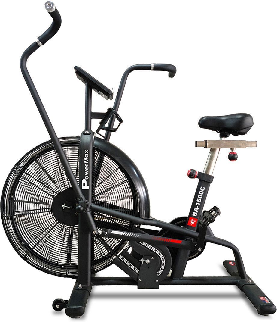 BA-1500C Air Bike for Home-Gym, Belt & Chain Drive, 180kg max user Dual-Action Stationary Exercise Bike-image-20