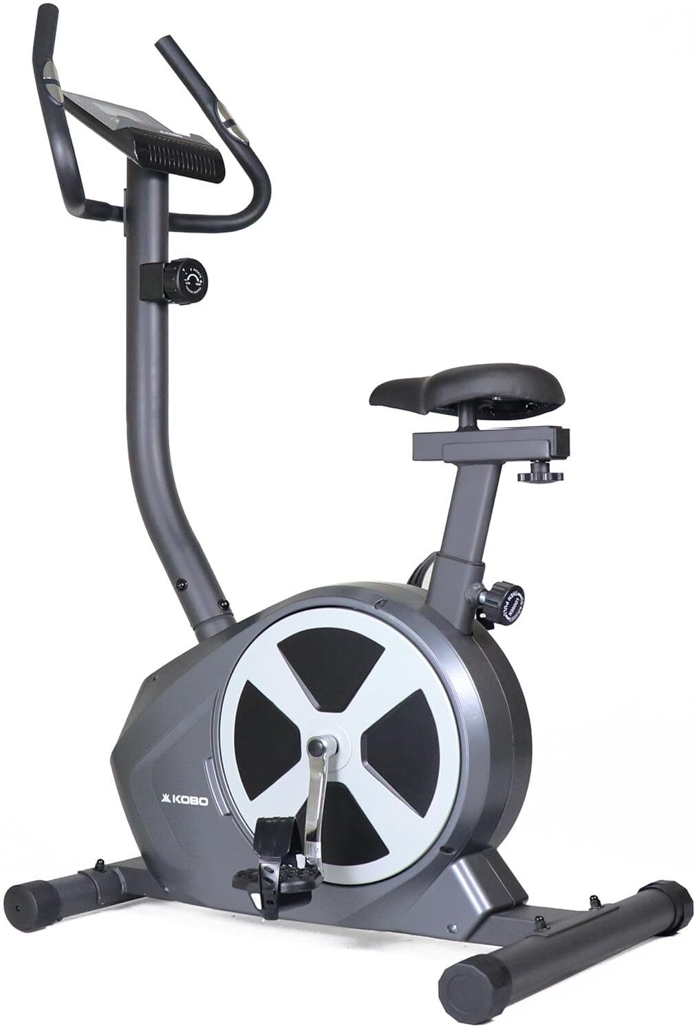 Silent Upright Exercise Bike with 6KG Inner Magnetic Wheel | Smooth Belt Drive Upright Stationary Exercise Bike-image-38