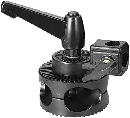 FLYING COLLECTION Grip Swivel Head Clamp Holder Tripod Stand Bracket Adapter for Light Stand, Adjustable Macro Extension Tube