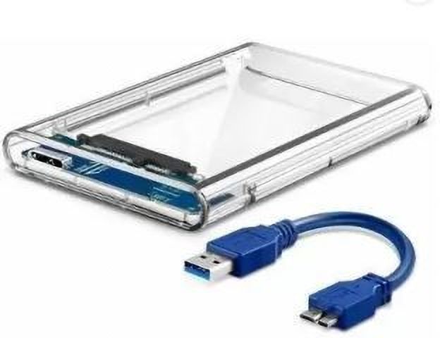 TECHGEAR 2.5'' External Hard Drive Enclosure, USB 3.0 to SATA III Tool-Free Clear Combo Set-picture-18
