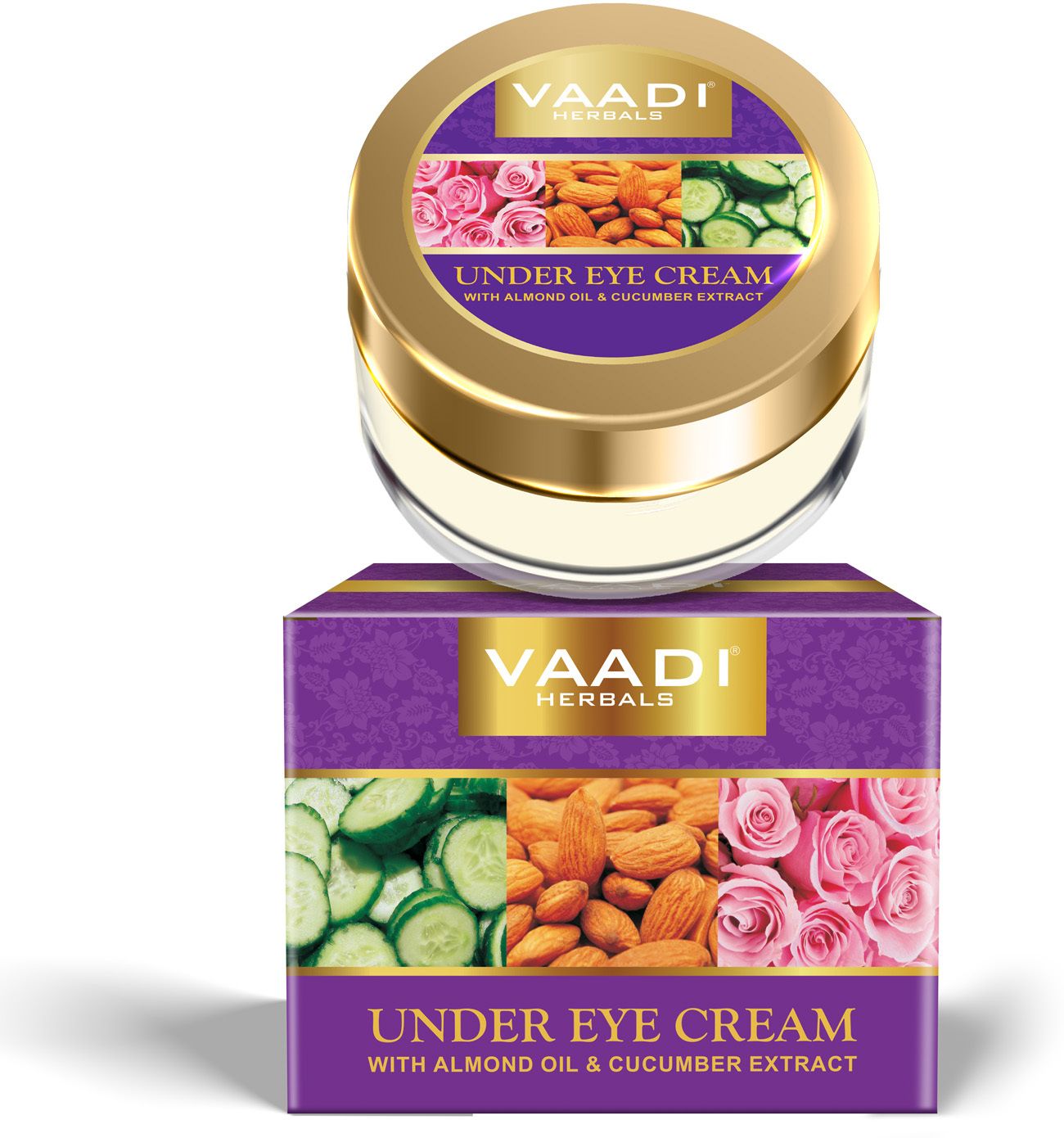Herbals Under Eye Cream - Almond Oil & Cucumber extract