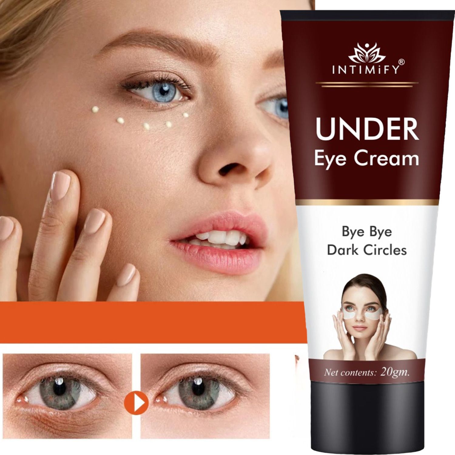 intimify Under eye Cream for Brighter Eyes Reduce Dark Circles-picture-7