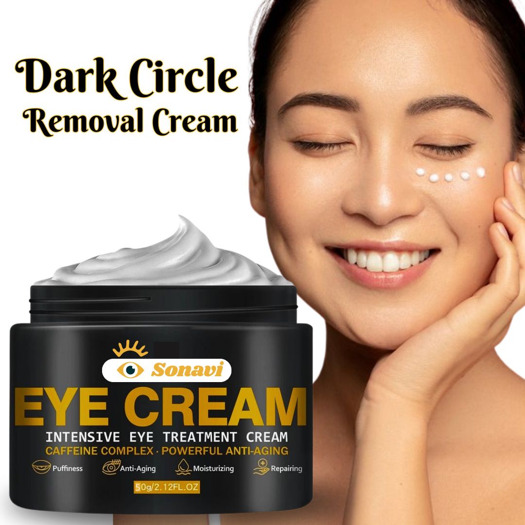 Under Eye Cream Gel for Dark Circles, Puffy Eyes, Wrinkles & Removal