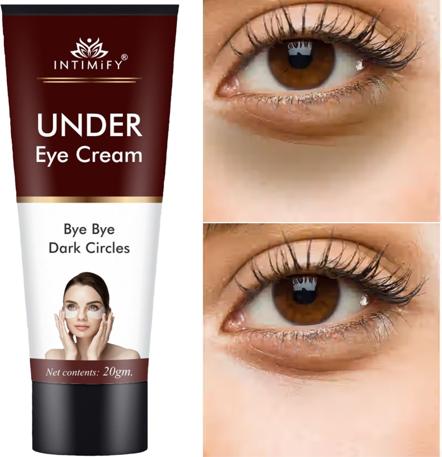 intimify Under Eye Cream Combats Dark Circle Revitalises the skin and reduces puffiness-picture-4