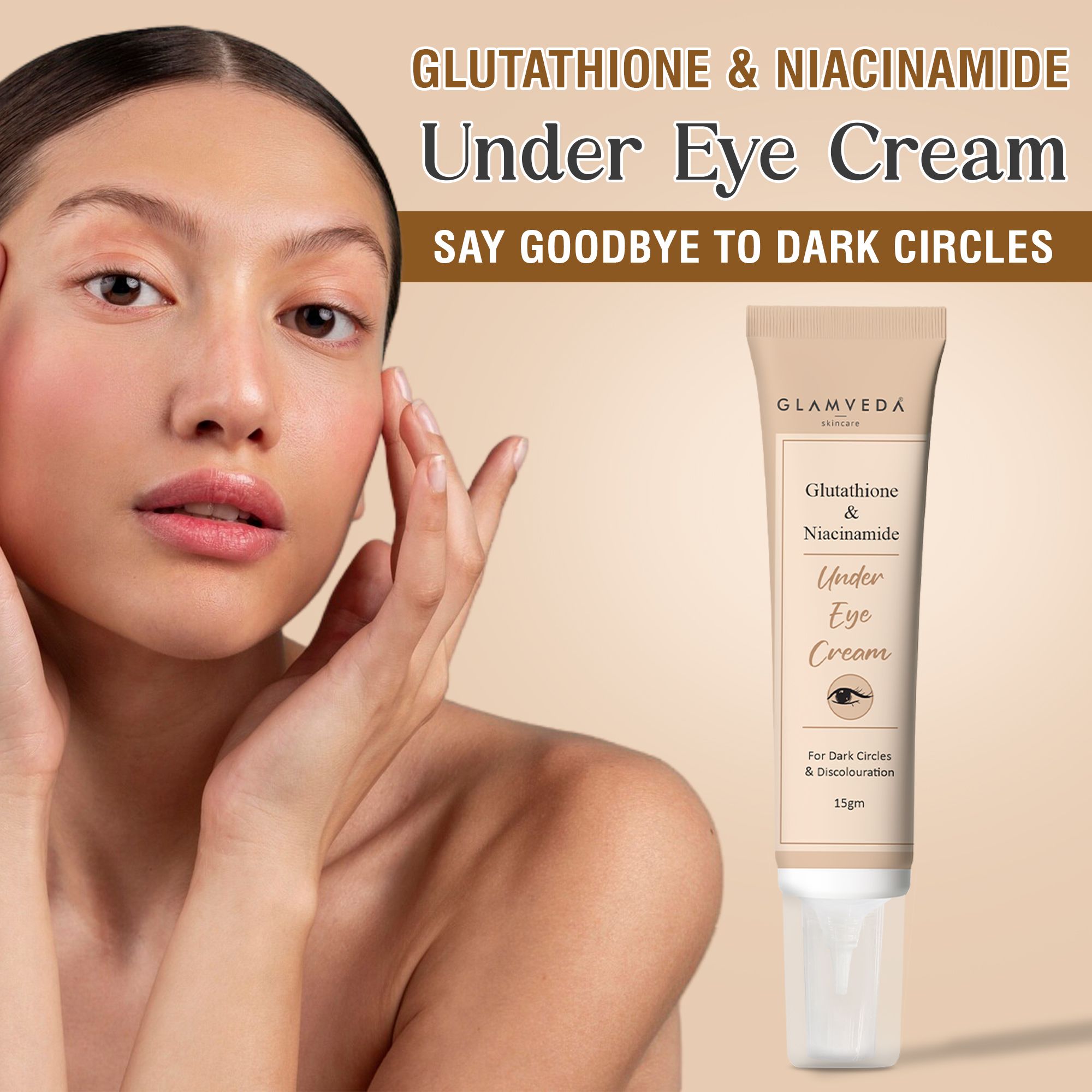 Glutathione Under Eye Cream for Dark Circles & Wrinkles With Alpha Arbutin-image-27