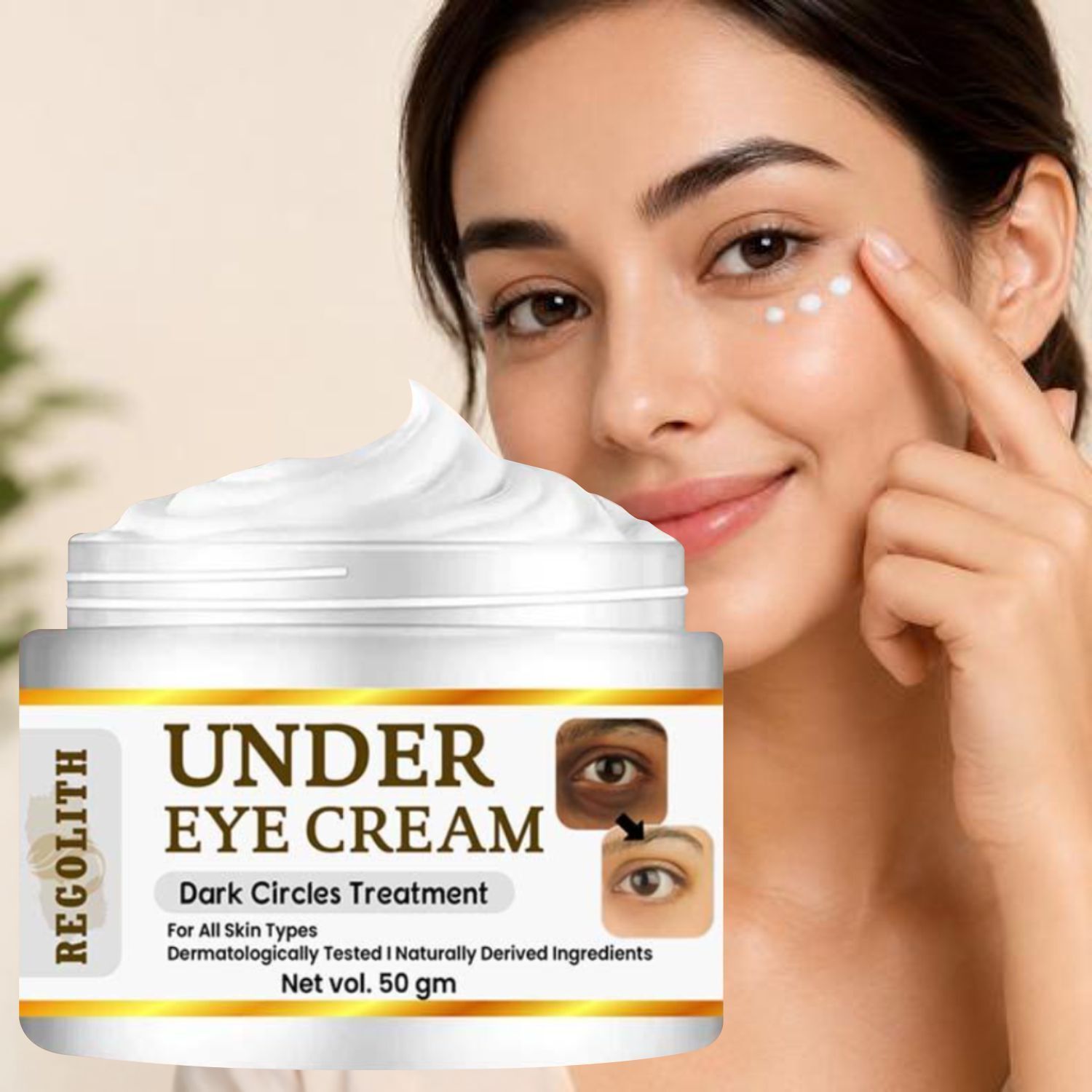 Brightening Under Eye Cream for Dark Circle Reduction-image-3
