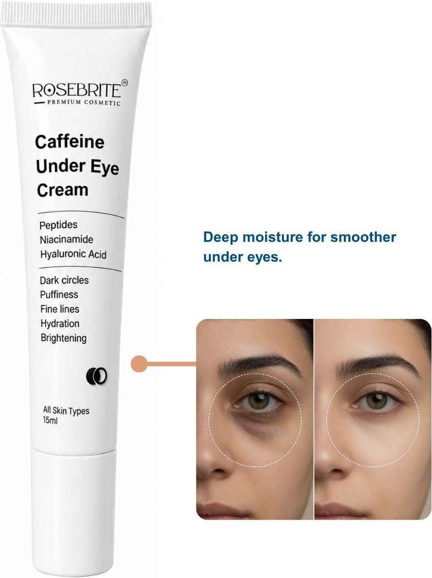 Eye Cream with Caffeine for Bright Under Eyes & Long Lasting Hydration-image-4