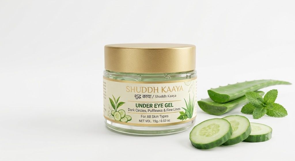 shuddh kaaya Natural Under Eye Gel for Dark Circles, Puffiness & Fine Lines-picture-42