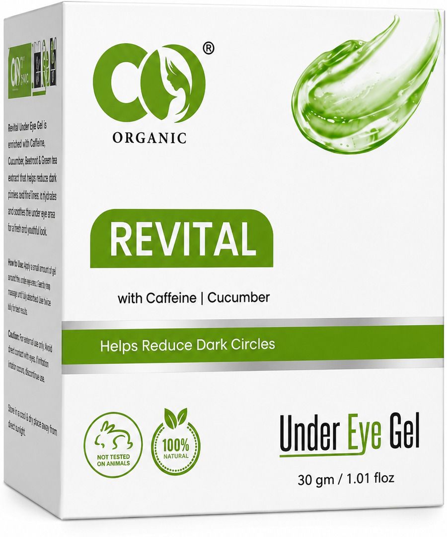 co luxury CO ORGANIC Revital Under Eye Gel with Caffeine & Cucumber – 30 g-picture-27