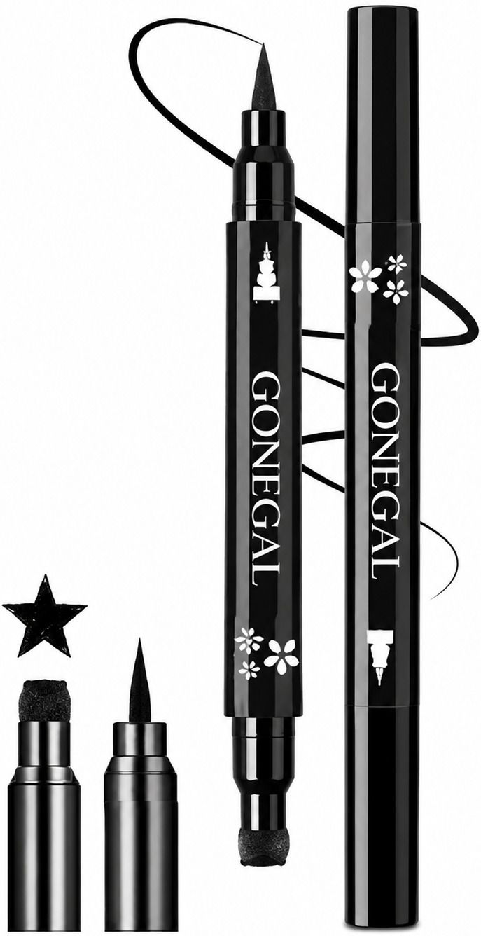 eyeliner water proof smudge proof stamp eyeliner,star shape long lasting 1 2.5 g-image-19