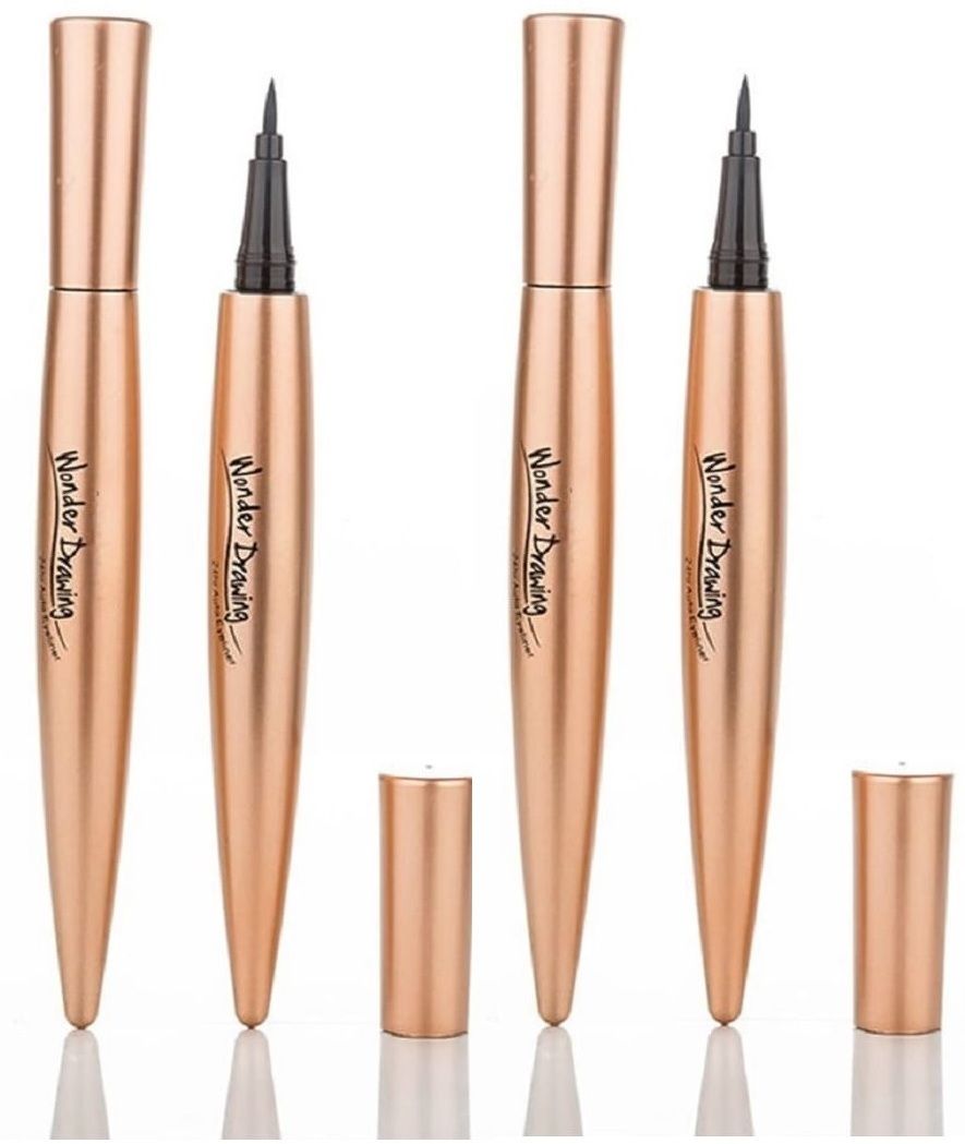 Smooth Drawing Black Eyeliner Sketch Pen Waterproof & Smudge proof (Pack Of 2) 3.4 g-image-12