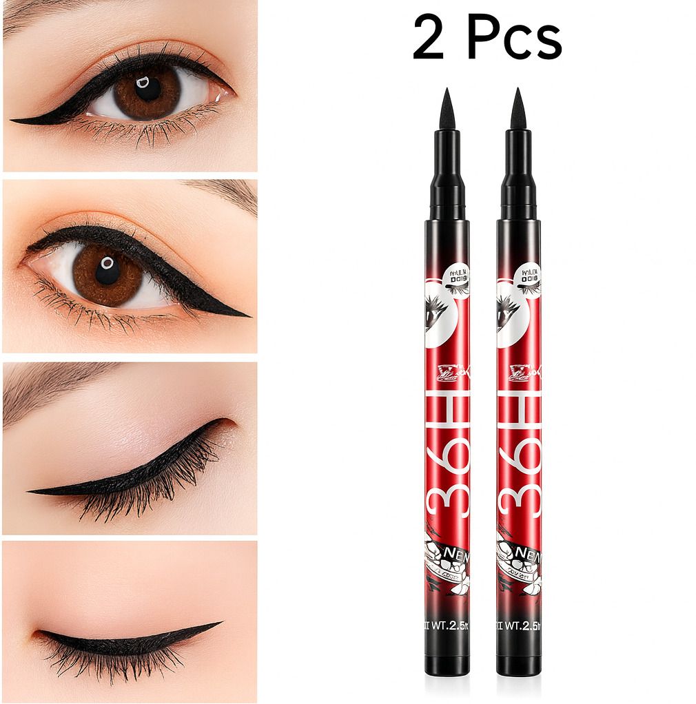 huda baby Insta Beauty Water & Smudge Proof 36 Hour Long Lasting Liquid EyeLiner Pack of 2 5 g-picture-15