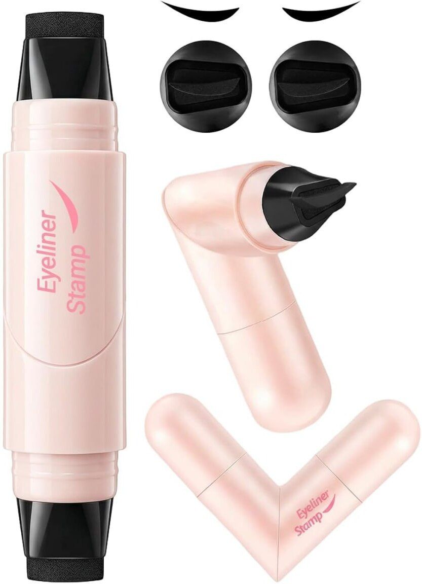 Dual Head Rotating Eyeliner Stamp Pencil| Waterproof Smudge-Proof Cat Eye Stamp 20 ml-image-23