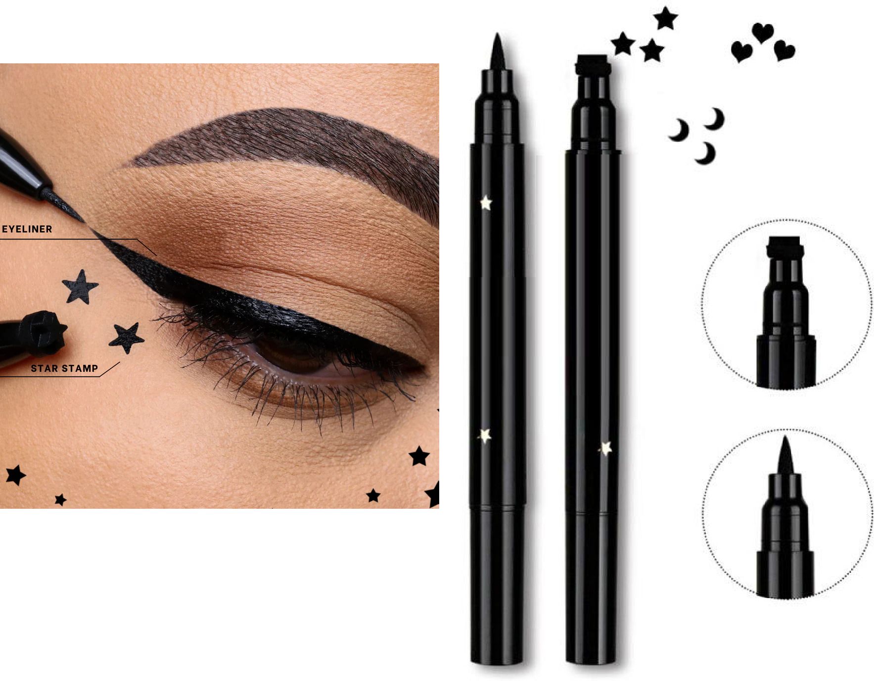 longstay 2 IN 1 BLACK EYELINER STAR AND SIMPLE SHAPE 10 g-image-27
