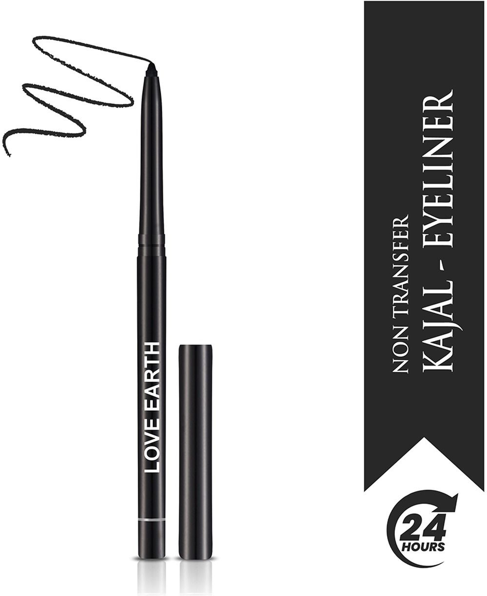 love earth Non-Transfer Kajal-Eyeliner, Matte Finish, waterproof, smudge-proof 0.35 g-picture-32
