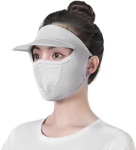 Sun Visor Mask for Women UV Protection Face Cover Face Shaping Mask-image-11