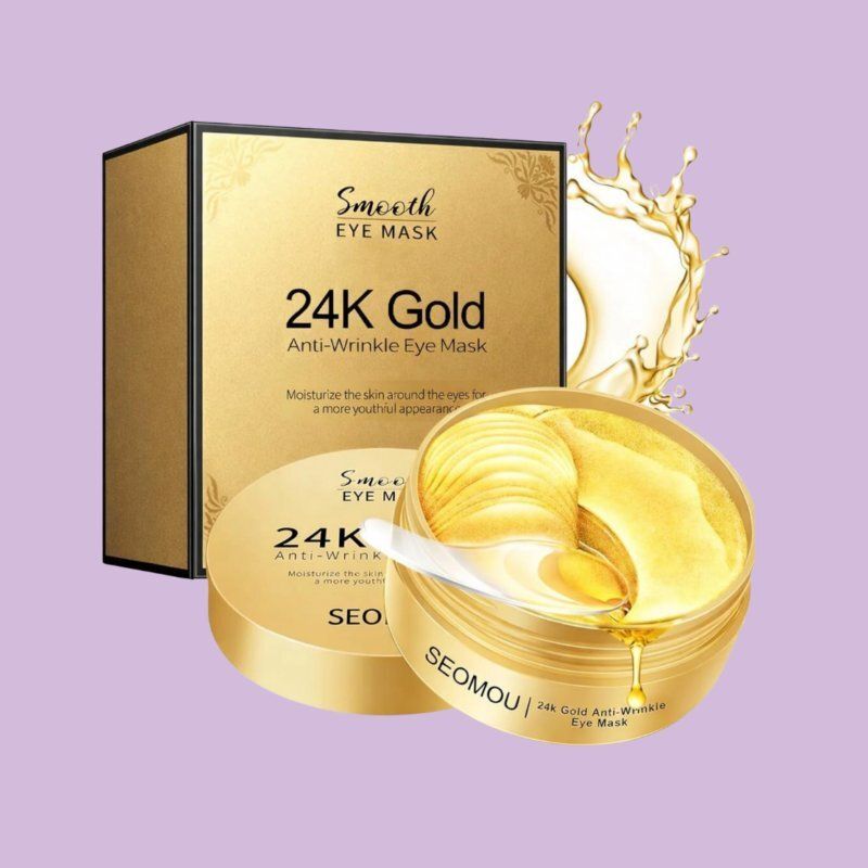 Golden Eye Cooling Gel Mask for Puffy Eyes-image-11