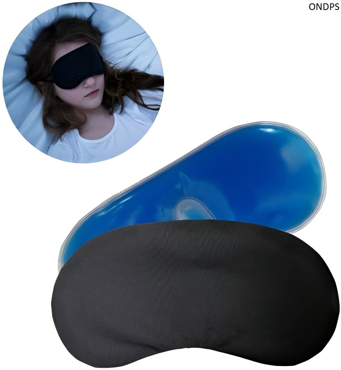 Eye Mask with Gel | Sleeping mask with Cooling Gel Pack | Eye Gel Mask-image-36