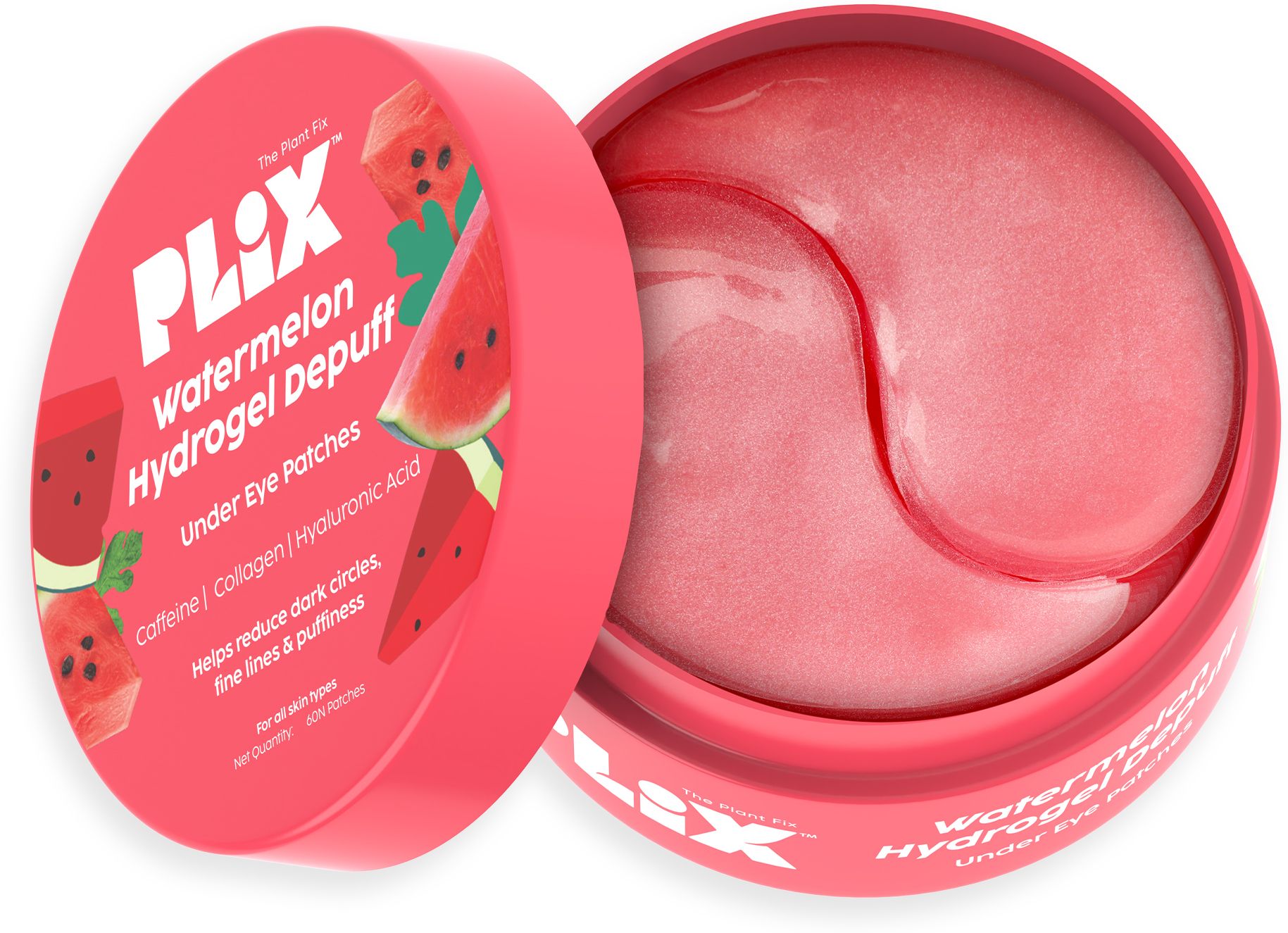 the plant fix plix Watermelon Hydrogel Under Eye Patches for Dark Circles 60 Patches-picture-14