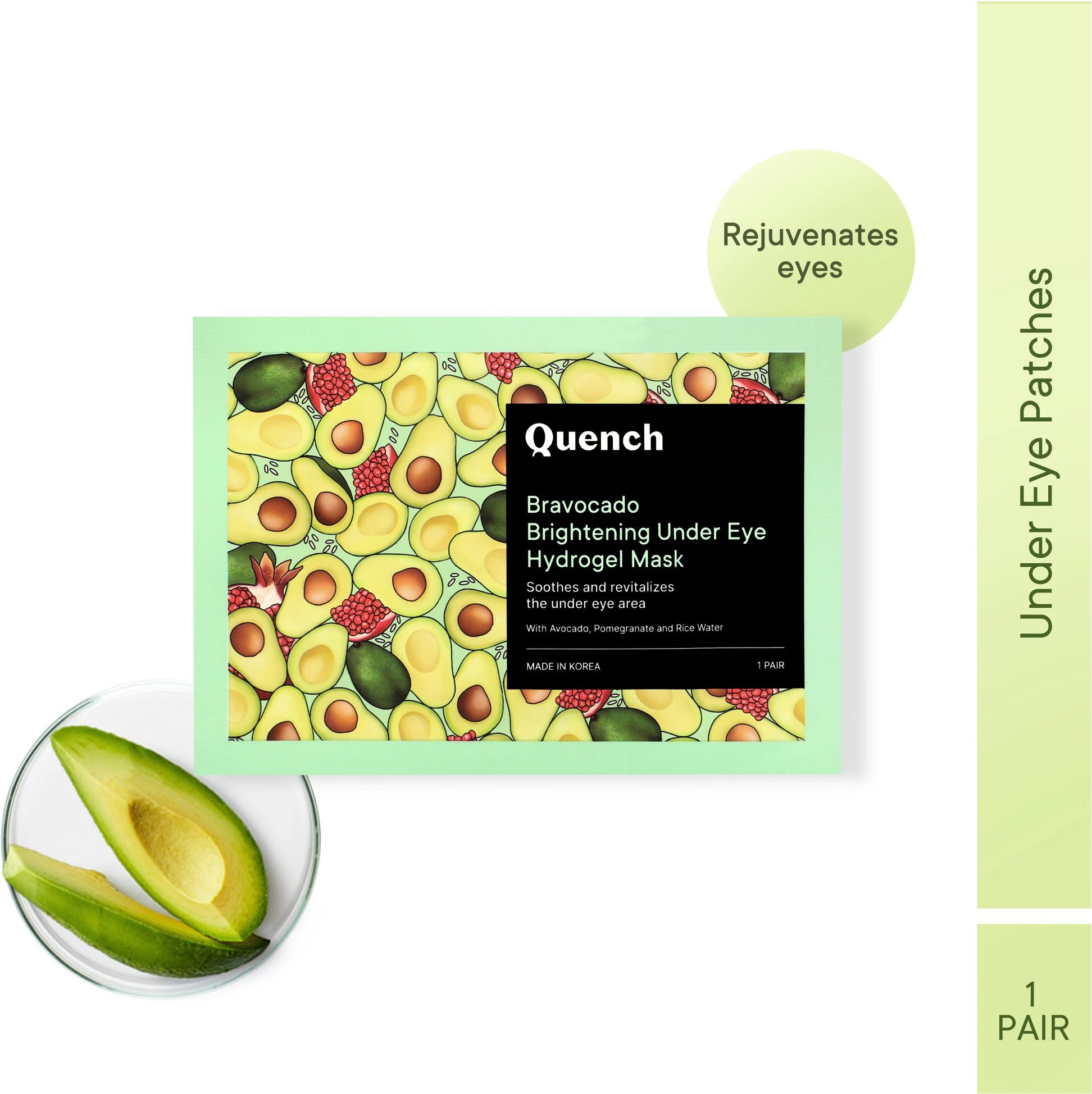 Brightening Under Eye Patches with Vitamin E| Instantly Brightens Eyes