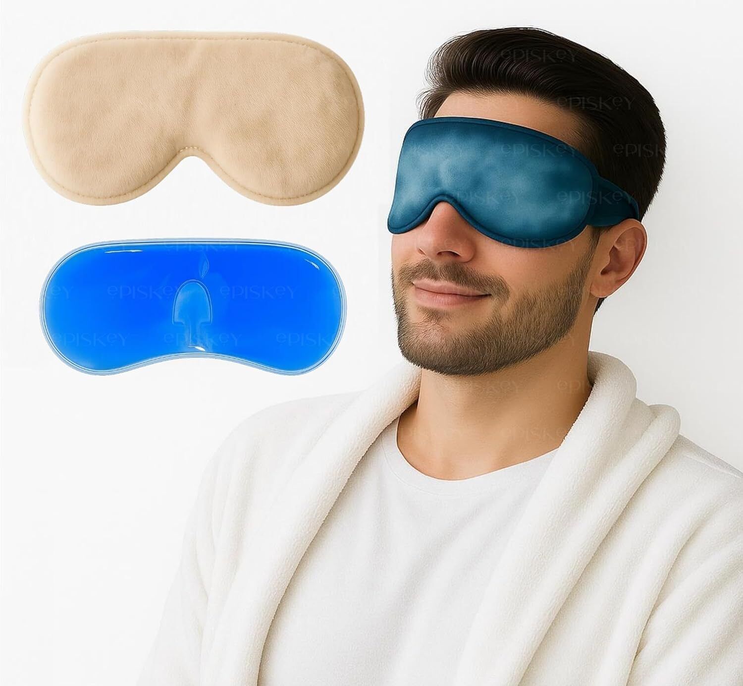 episkey Cooling Gel Relaxing Eye Sleep Mask for Dark Circles, Dry Eyes, Cooling Eyes-picture-15