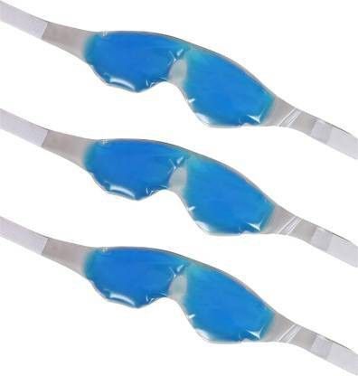 elecsera (PACK OF 3 )Aloe Vera Ice Cool Gel Eye Mask PD-54-TX Strap Cooling-picture-0