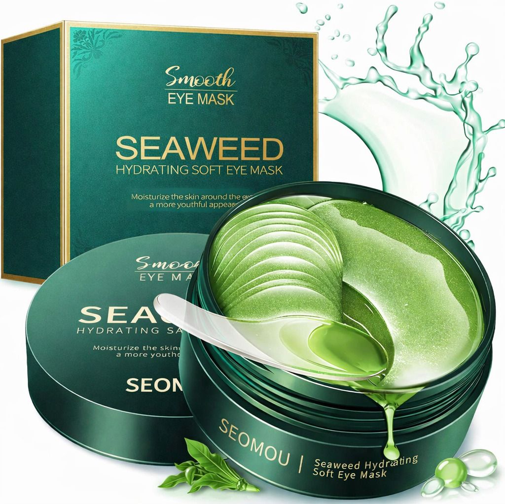 kapishouse Avocado & Green Seaweed Hydrating Eye Mask – Smooth, Refreshing & Anti-Wrinkle-picture-2