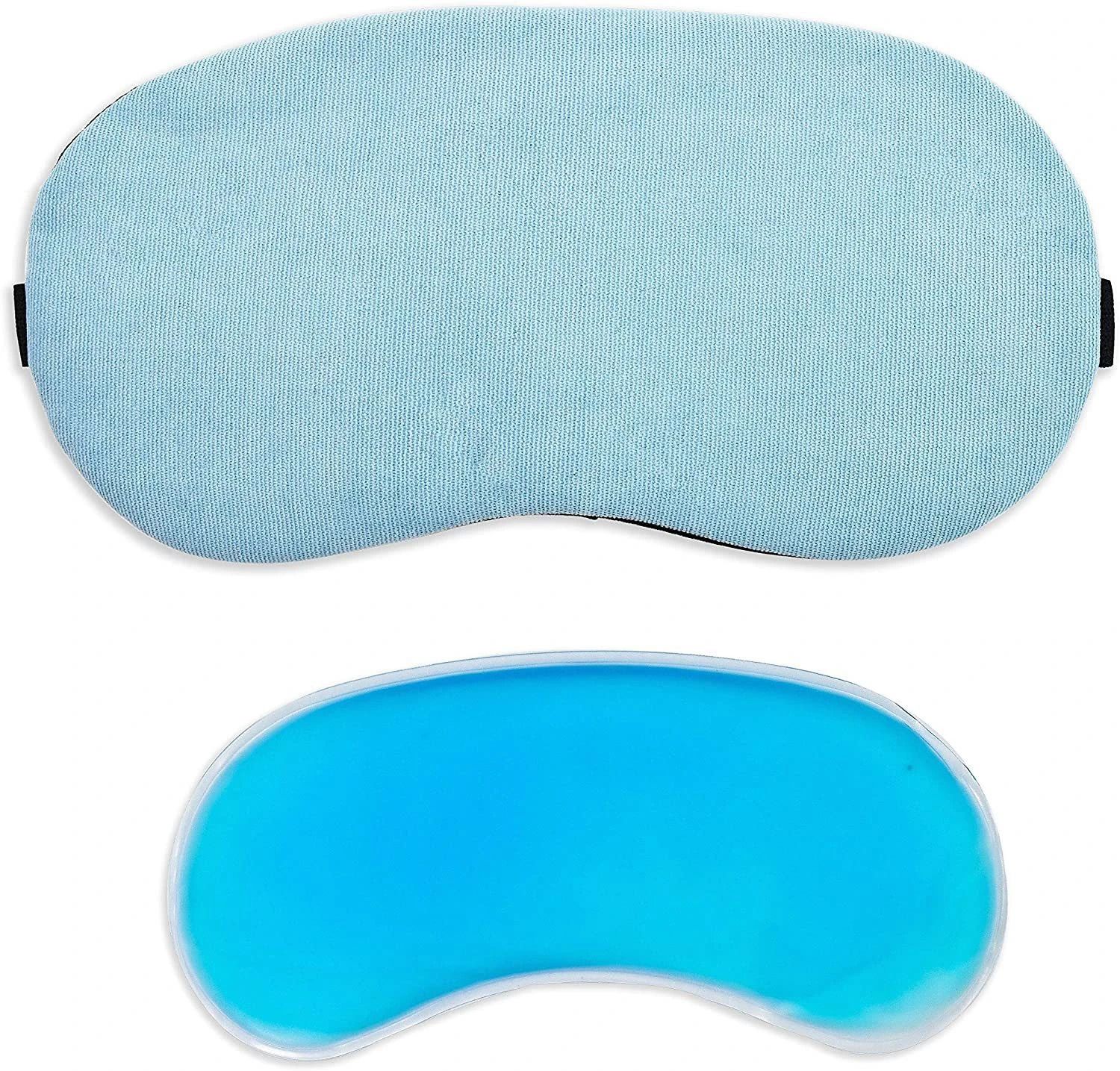 1 PC Cooling Eye Mask Reusable Gel Eye Mask for Puffiness, Cold Eye Mask Eye Ice Mask Pack with Plush Backing for Headache, Migraine, Stress Relief-image-43