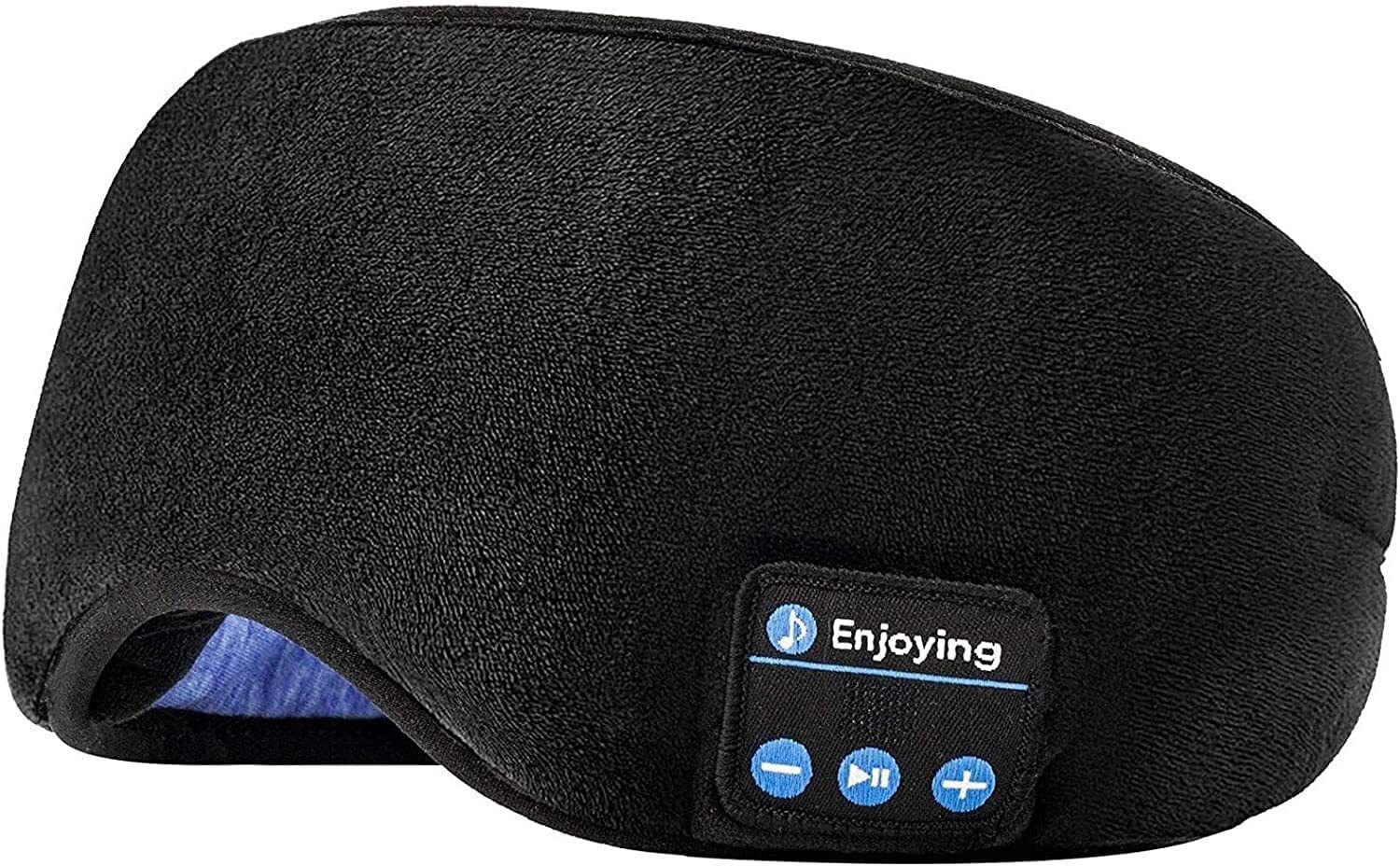 jancom Bluetooth Headphones Perytong Skin-Friendly Wireless Music Sleep Eye Mask-picture-14