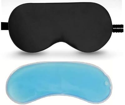Eye Mask with Gel | Sleeping mask with Cooling Gel Pack | Eye Gel Mask-image-34