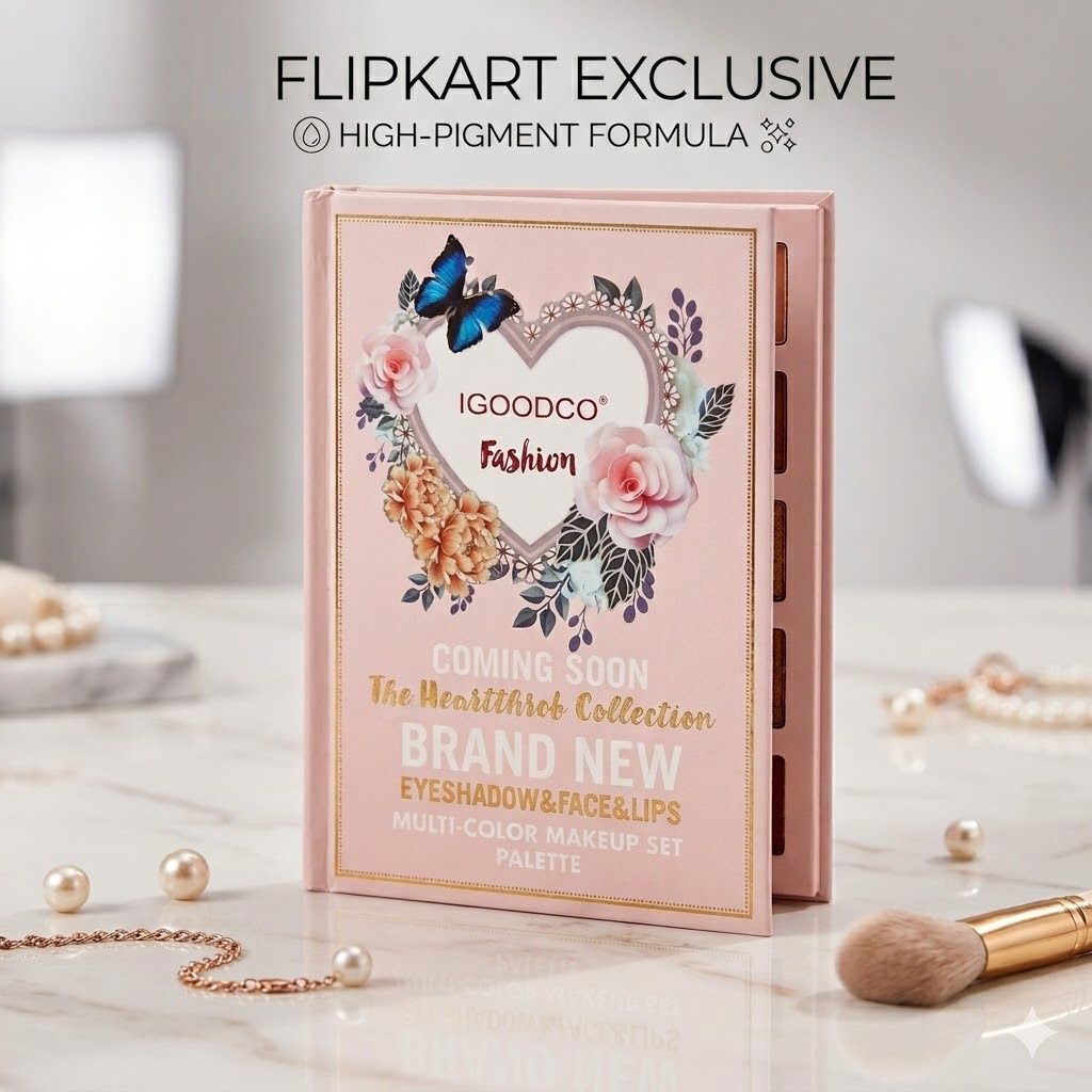 Makeup Gift Set for Women: Pigmented Eyeshadow & Lip Cream Kit 400 g-image-27
