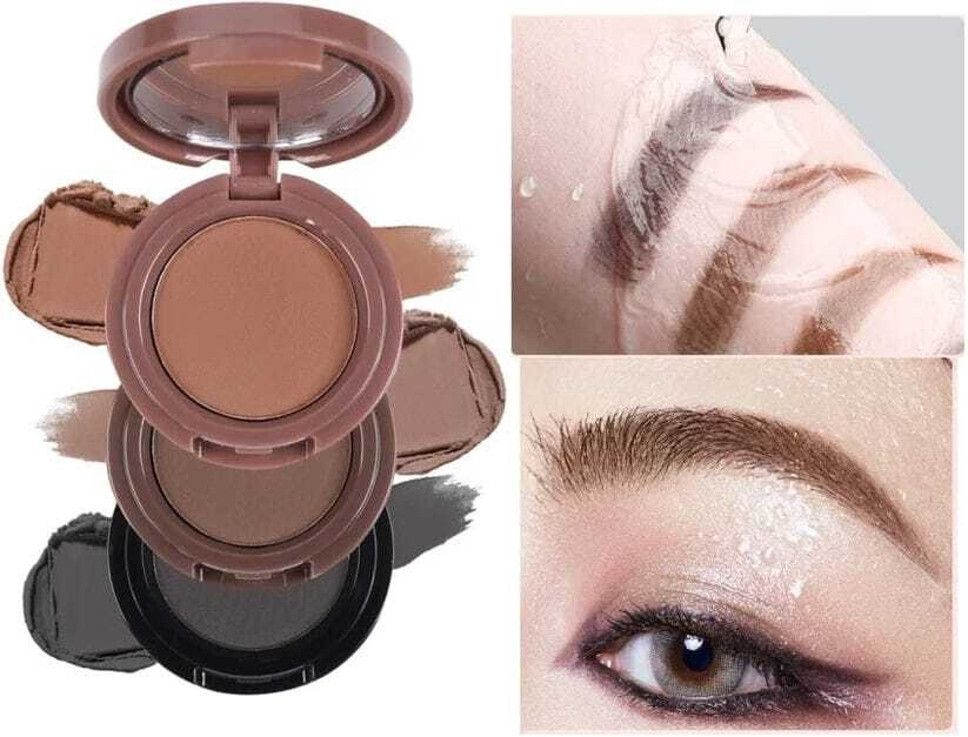 3 Shade Brow Pomade Stack – Multi-Tone Eyebrow Powder Palette 15 g-image-6