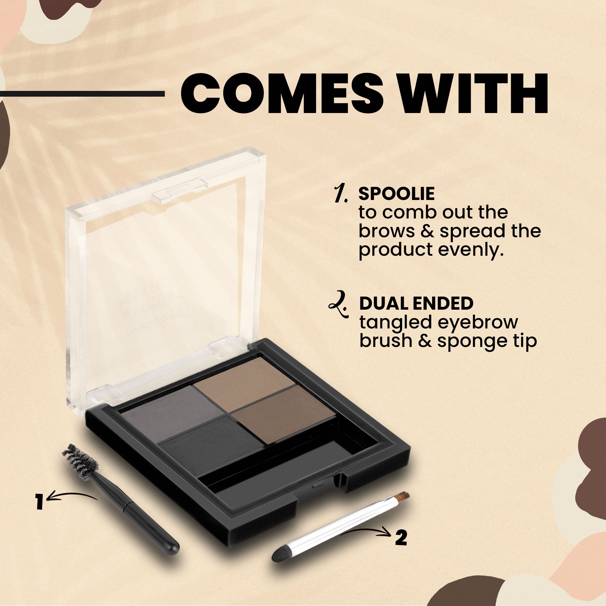 Instant Eyebrow Powder Cake Palette With Brush 8 g-image-34