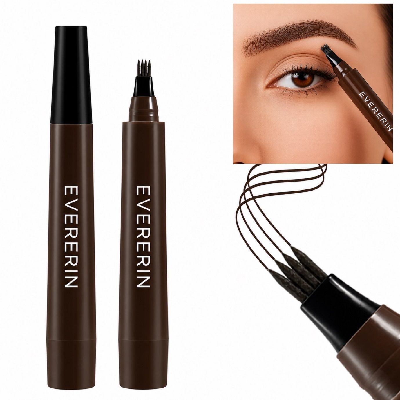 evererin Waterproof Liquid Eyebrow Pencil for Natural Hair-Like Brows 1 g-picture-19
