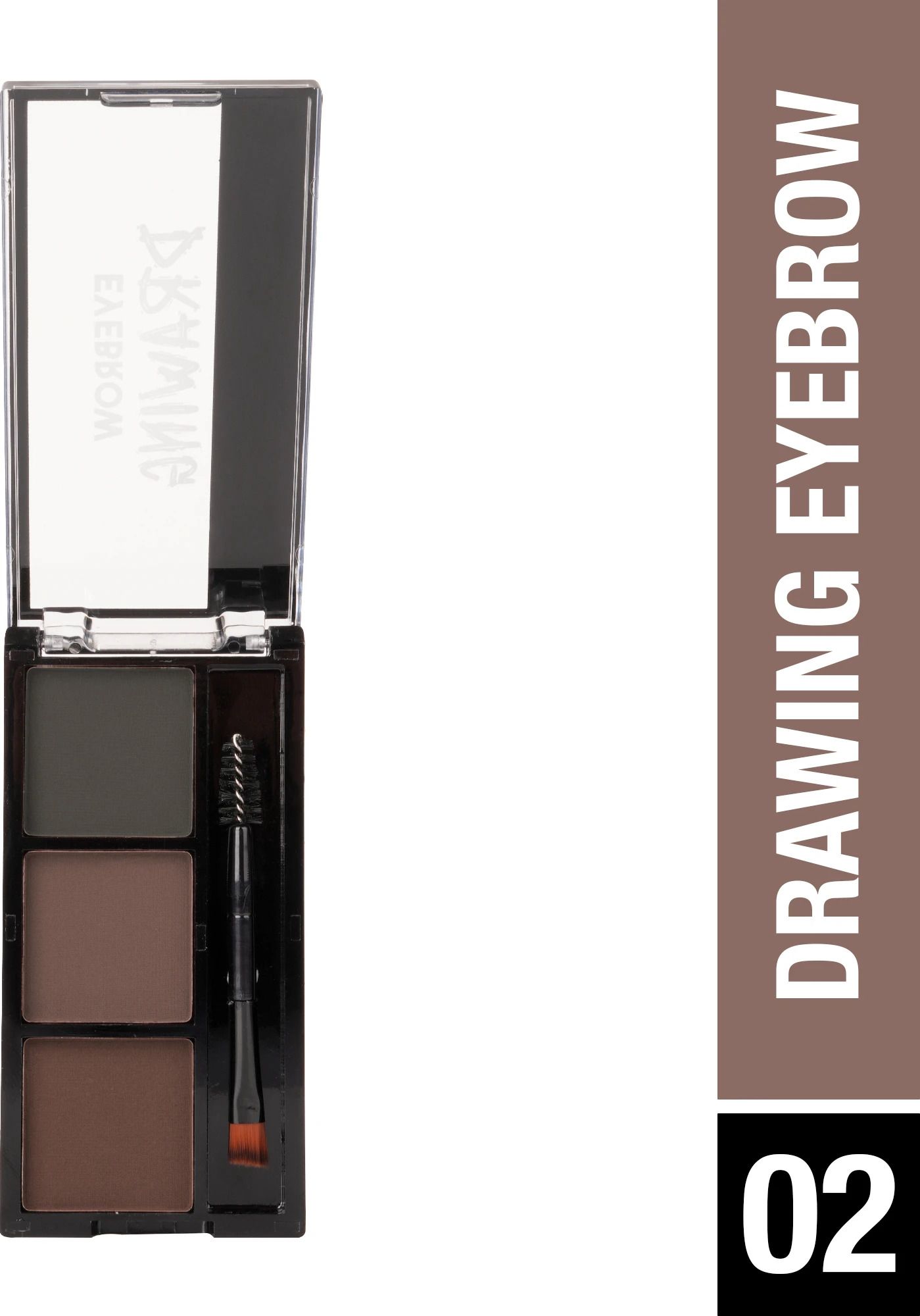 Drawing Eyebrow Palette | 3 Natural Shades & Comes with Spoolie | Waterproof - 7.2 g-image-47