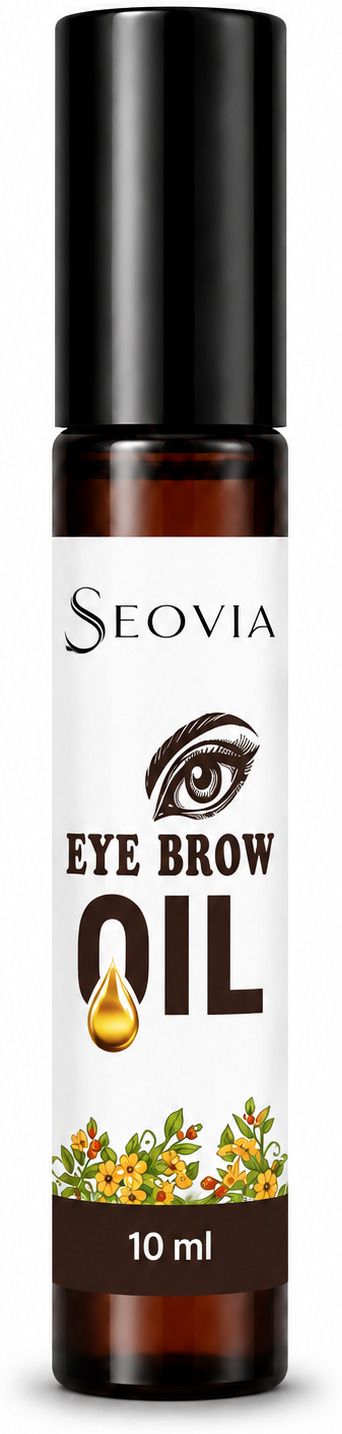 Eyebrow Growth Oil 10ml | Herbal Brow & Eyelash Nourishing Roll On 10 ml-image-35