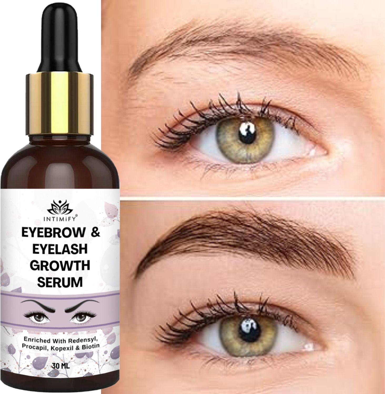 intimify Eyelash & Eyebrow Growth Oil/Serum for thicker, fuller lashes & brows 30 ml-picture-16