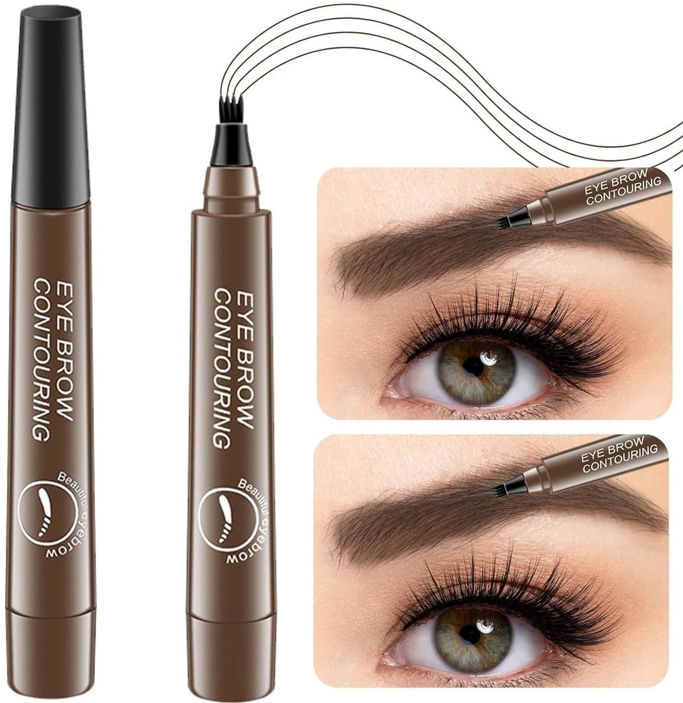 evererin Tattoo Eyebrow Pen Long-Lasting Waterproof Eyebrow Pen with for Eyes Makeup-picture-40