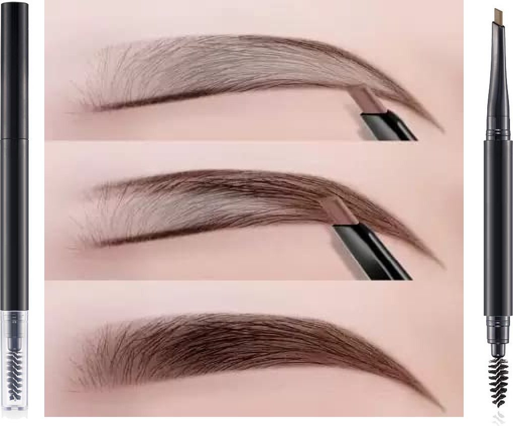 Eyebrow Pencil With Brush | Smudge Proof Eyebrow Definer Pencil-image-21