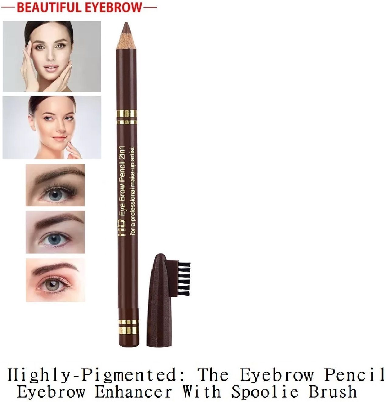 Natural & Long-lasting Finish Eye Brow Definer Pencil-image-49