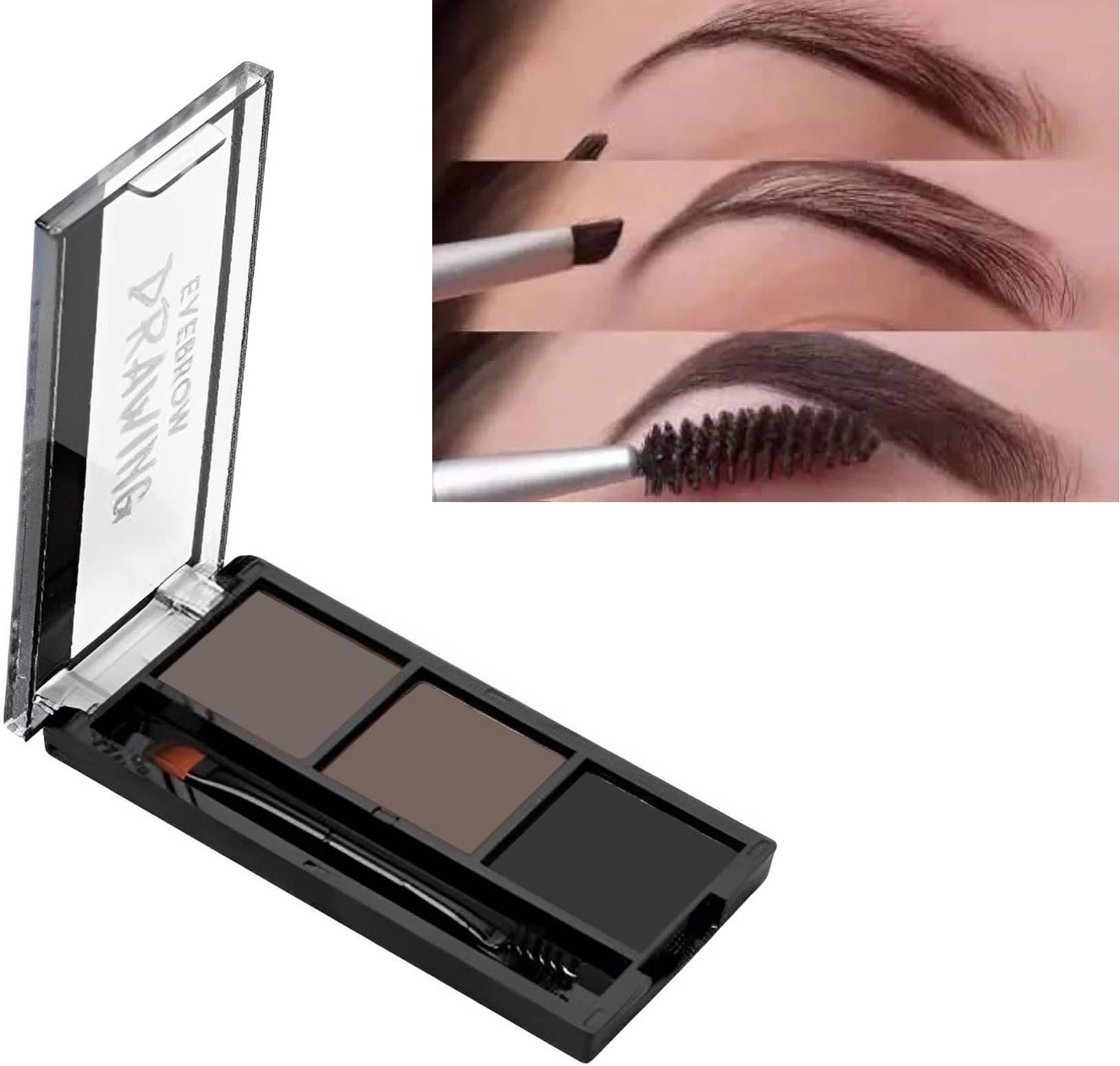 Eye Brow Powder for Women Long-Lasting Waterproof Defined Natural Eye Brow-image-48