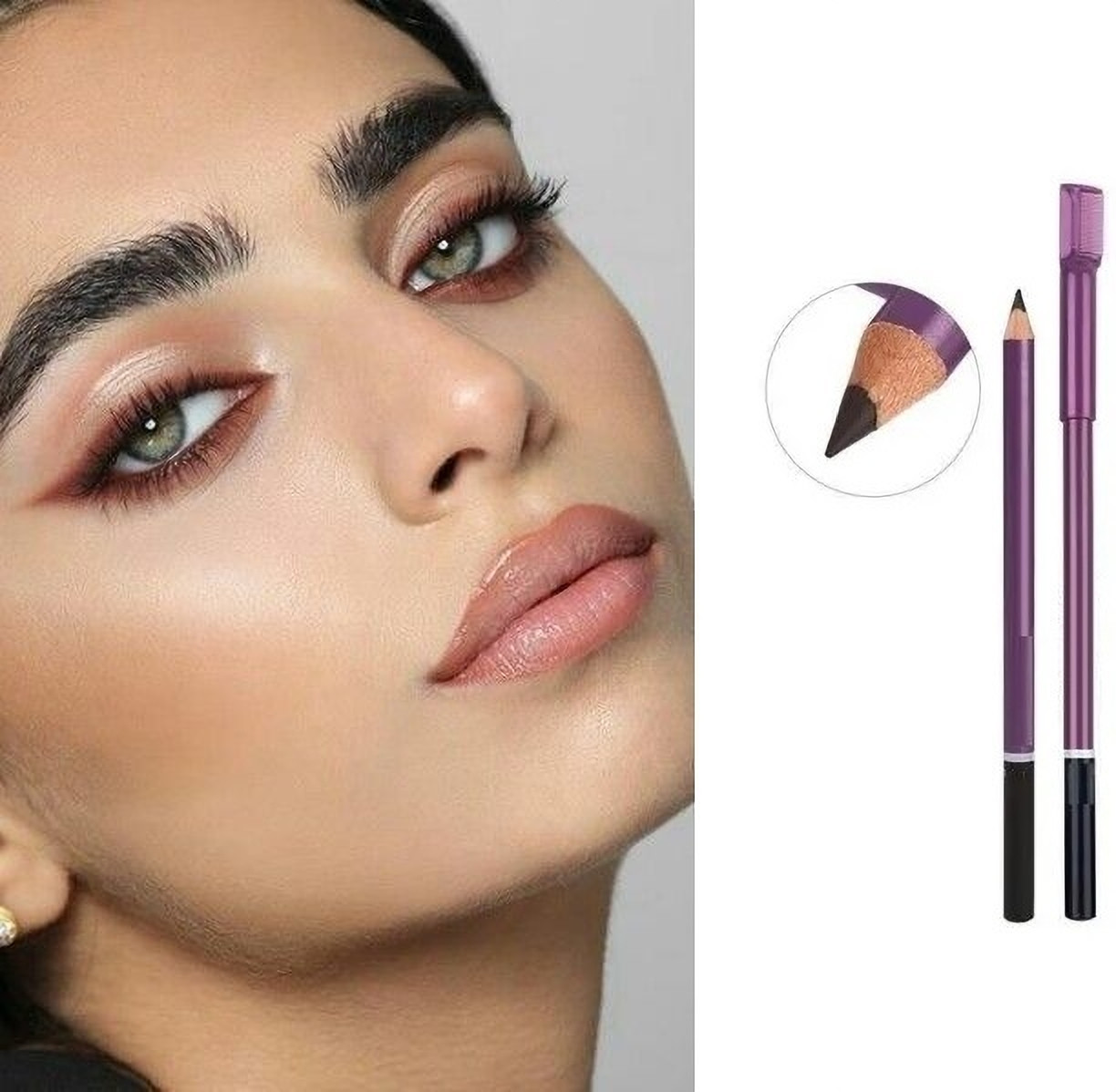 urbanfox SMUDGE PROOF MATTE BLACK EYE BROW PENCIL image 1