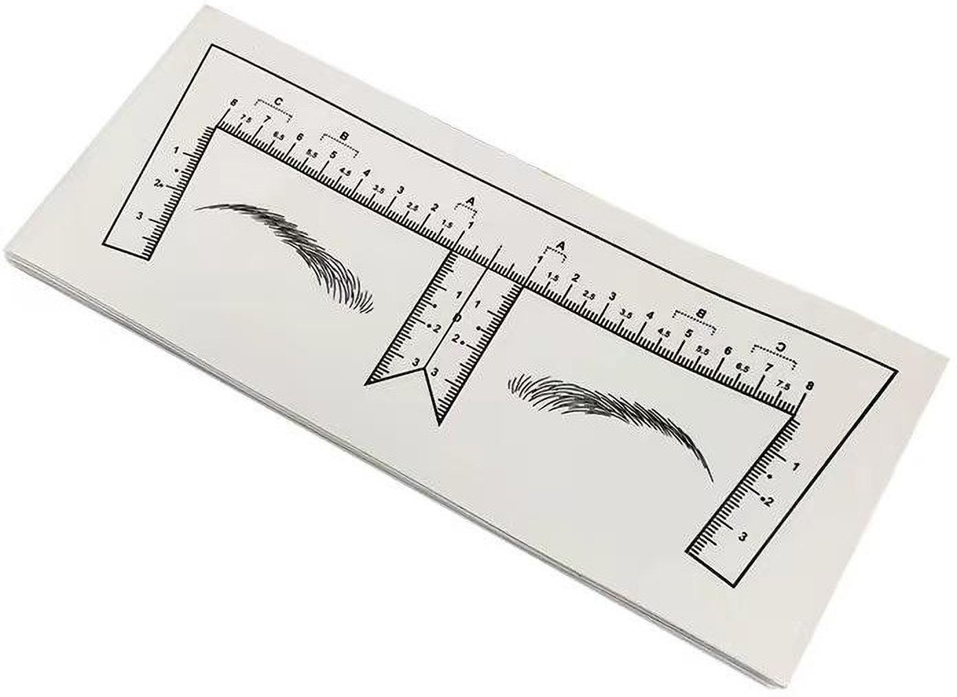 bella faccia Eyebrow Ruler with Brow Shape Eyebrow 10 PIC SET Eyebrow Stencil-picture-2
