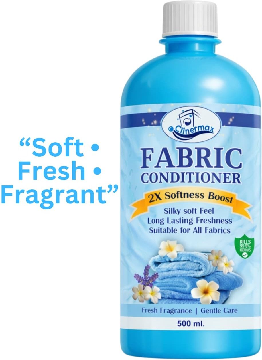 clinermax Fabric Softener 500ml | Long Lasting Fresh Fragrance Clothes Care-picture-10