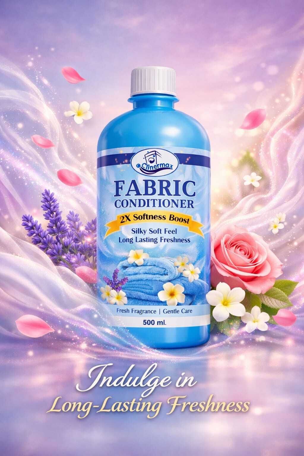 clinermax Fabric Conditioner 500ml | Ultra Soft Clothes | Fresh Fragrance Liquid-picture-26