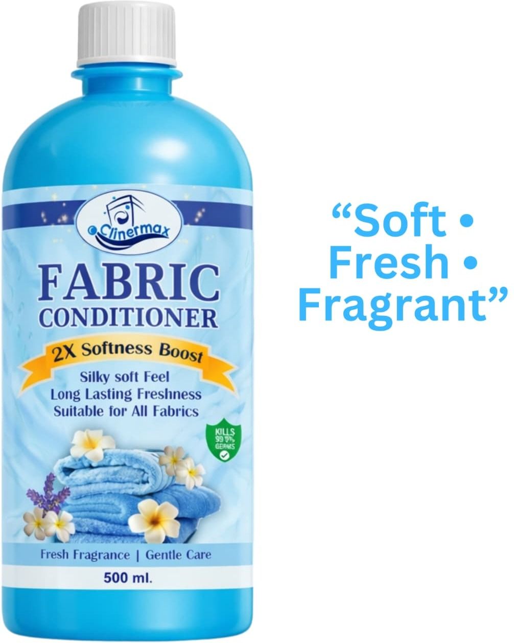 Premium Fabric Softener 500ml | Fresh Fragrance | Ultra Soft Clothes-image-1